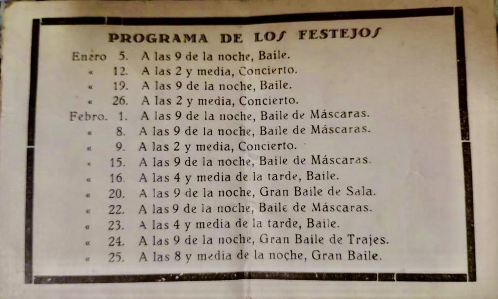 Programa carnaval Club Pollença 1936
